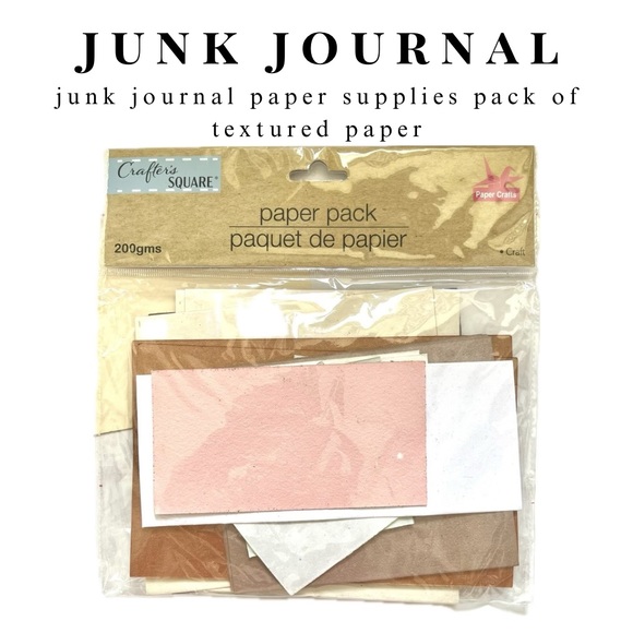 🏷️ pack of scrapbook paper in various colors & textures for junk journals - Picture 4 of 11